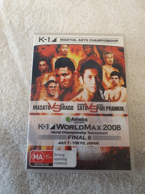 K-1 WORLD MAX 2008 Final DVD Martial Arts Championship