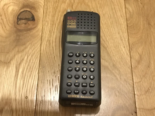 uniden ubc-220 XLT scanner portatile