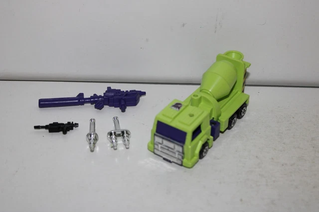 TRANSFORMERS G1 ORIGINAL vintage devastator constructicons mixmaster ...