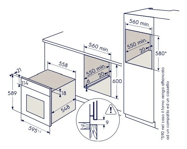Four Encastré Electrolux FR65S Surroundcook 949 496 126 2