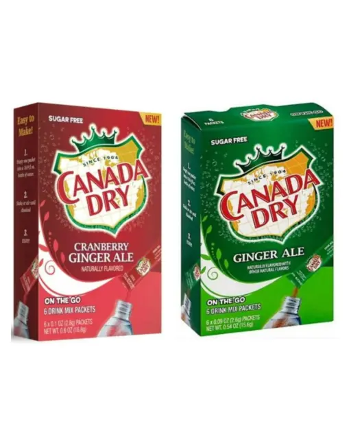 Canada Dry Powder Drink Mix – Sugar Free - USA IMPORT