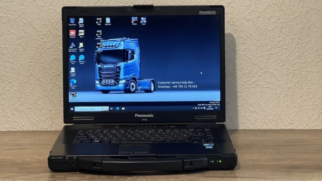 Scania Diagnostic strapazierfähiges TOUGHBOOK CF 52, I5 CPU, SSD, 2.55.1 nur Laptop