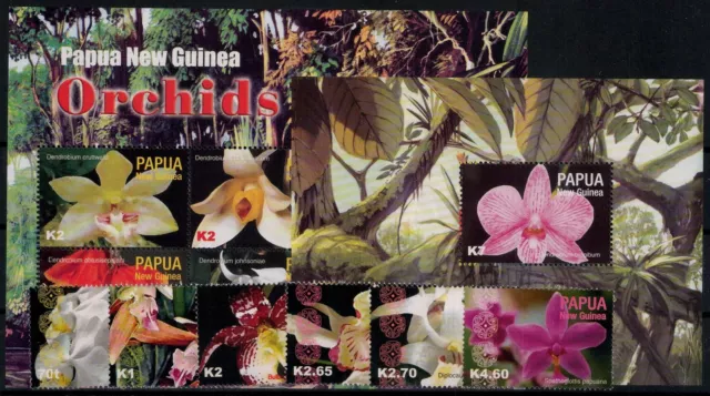 Papua Neuguinea; Orchideen 2004 kpl. **  (15,80)