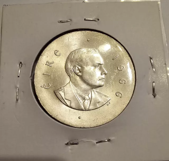 1966 irish padraig Pearse 10 shillings Coin