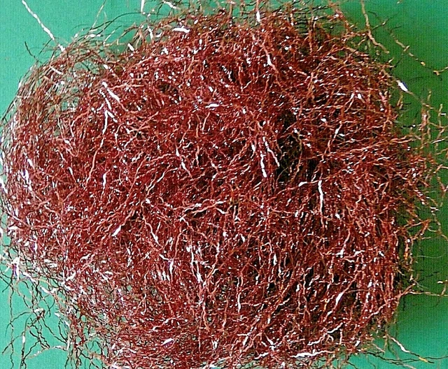 (790,00€/kg) 5 g Deko Glitzer-Gras WEINROT : Basteln, Verpacken, Deko