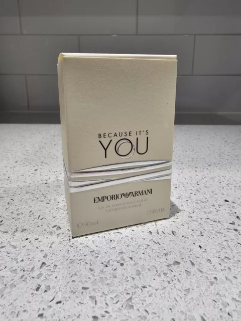 EMPORIO ARMANI BECAUSE It's You Eau De Perfume Pour Femme 50ml Brand ...