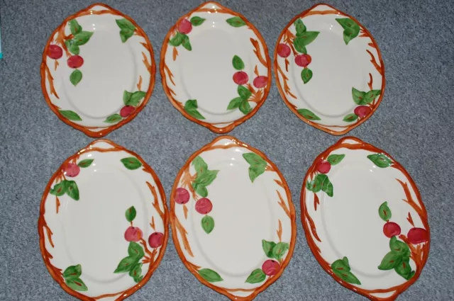 Vintage Franciscan Apple Steak Plate / Platter x 6 - Excellent Condition