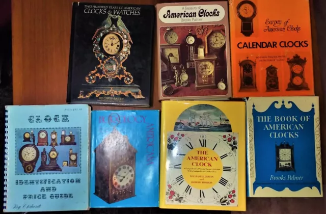 Seven Antique Clock Books Essential for Reference  REDUCED!