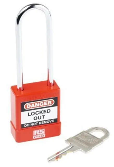 1 serratura, 5 mm lucchetto blocco di sicurezza in acciaio