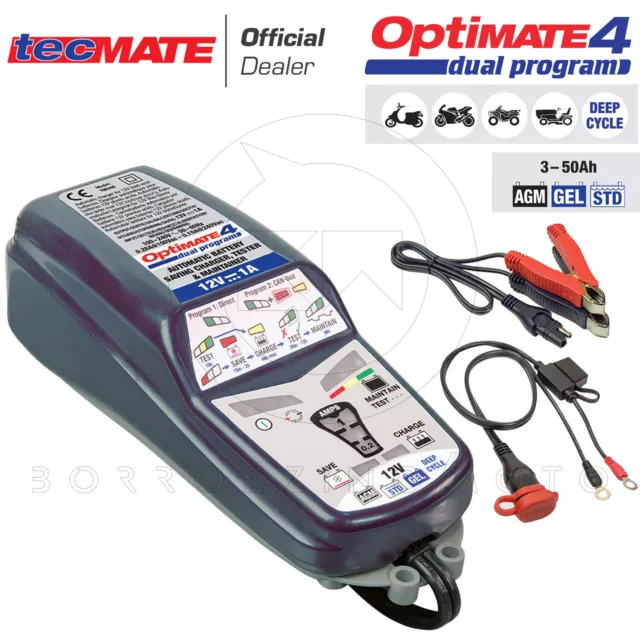 chargeur batterie moto bmw OPTIMATE 4 Dual Program TM350 can bus