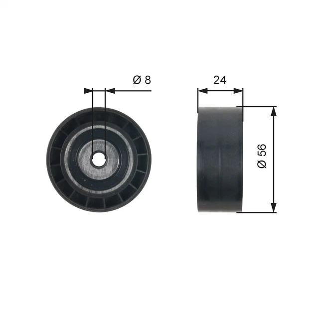 Galet Enrouleur (Courroie D'accessoire) Renault Twingo I 1.2,Clio Ii 1.2,1.2 Lpg