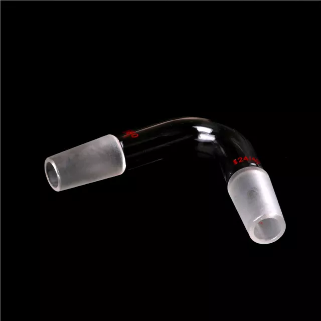 24/40 Both Glass Groud Joint Distilling Distillation adapter 75 Degree Bent  uMJ