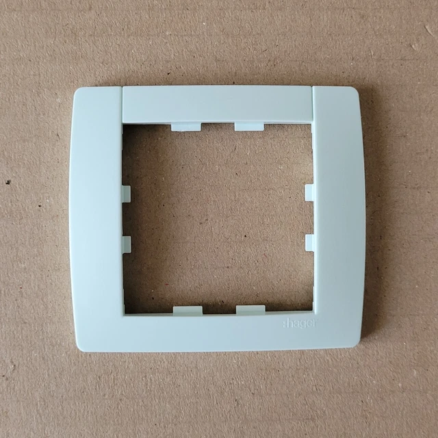 1 Plaque 1 poste Kallysta classic - MINT (vert pastel) - HAGER WK421