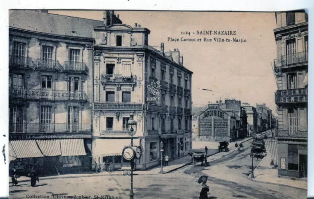 France Saint-Nazaire - Place Carnot Rue Ville es-Martin Lumiere Forge Eclairage