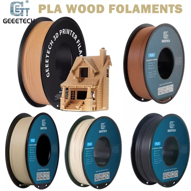 Filamento PLA Geeetech Wood 1,75 mm 1 kg per stampante 3D materiale di consumo