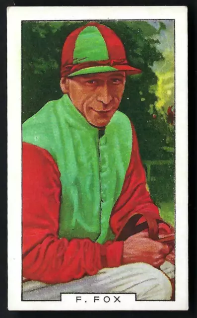 Gallaher - Famous Jockeys (Mauve) - #8 F Fox