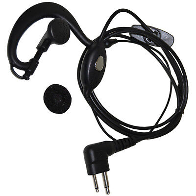 DEP HQRP Externe Oreille Boucle 2Pin Écouteur W/ Ptt Micro pour Motorola Série Radio 