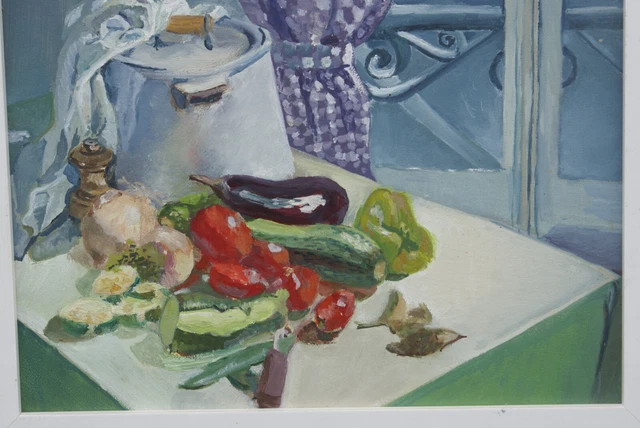 Le souper Huile sur toile XXeme non signe 2