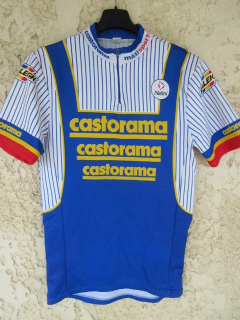 Maillot Cycliste Vintage Nalini - Super U Raleigh Fignon Laurent - Taille 5/XL
