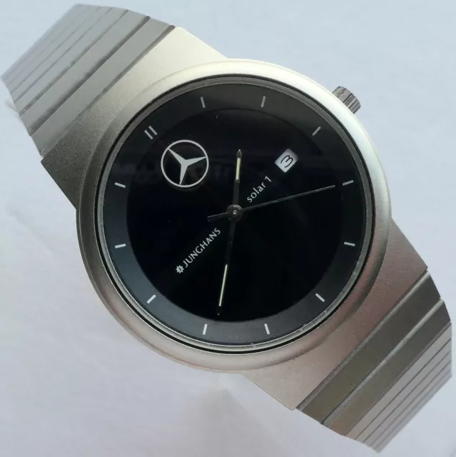 Mercedes Benz Vintage Retro Classic Accessory Car Design Junghans Solar Watch