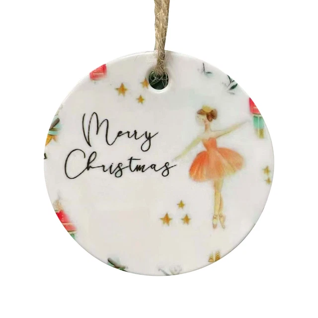 Colgante colgante de bola de árbol de Navidad Navidad acrílico hágalo usted mismo Navidad