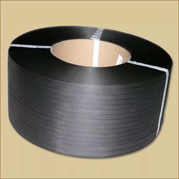 1 Rolle PP-Umreifungsband 12 mm x 0,63 mm x 3000 m 200 mm Kern schwarz