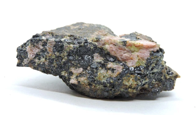 Glassy Bustamite with Green Willemite *Franklin Mine, New Jersey*