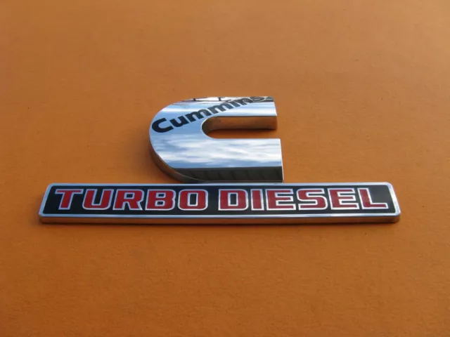 Dodge Ram Turbo Diesel Cummins Side Fender Door Emblem Logo Badge Sign A34211