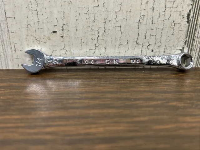 S K Tools 1/4” Combination 6pt Wrench 88608