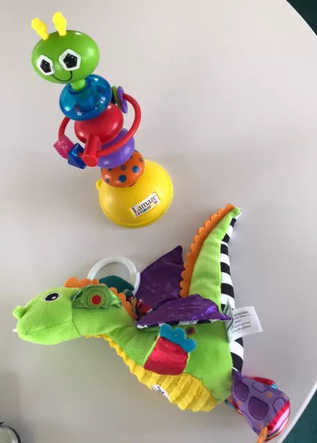 Lamaze bundle dragon And Bendy Bug Highchair Suction Toy