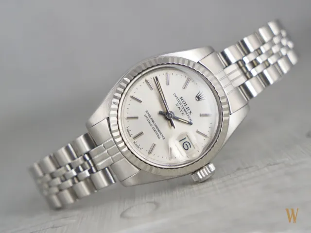Rolex Ladies Oyster Perpetual Date Vintage Wrist Watch