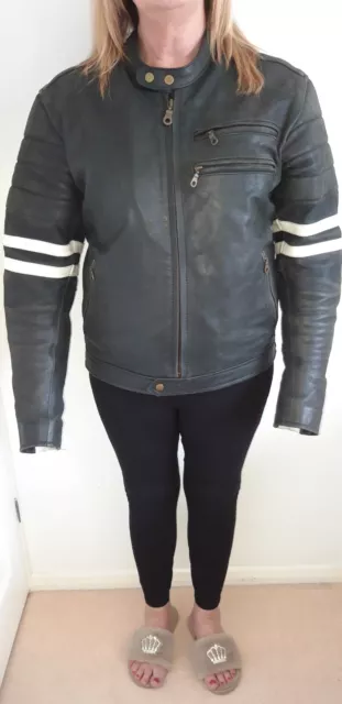 motorcycle leather jacket