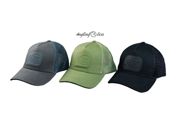 Ridgemonkey Trucker Cap Hat - Green Grey Black - Carp Fishing Headwear - NEW