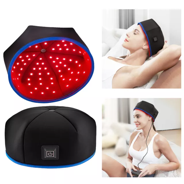 240 LED Infrared Red Light Therapy Cap Hat Hair Loss Regrowth Treatment Helmet