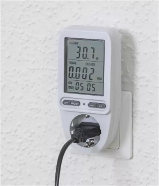 Energie  Energiekosten-Messgerät PRO "CTM-808" LC-Display, Messung bis zu 3680W