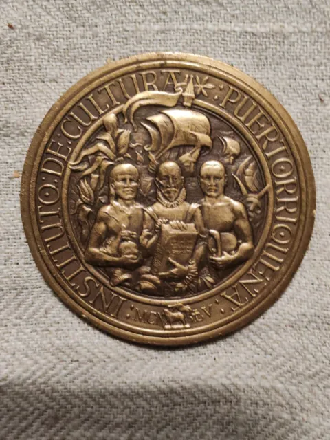 Puerto Rico 1975, Medalla VIGESIMO ANIVERSARIO Instituto Cultura Puertorriquena