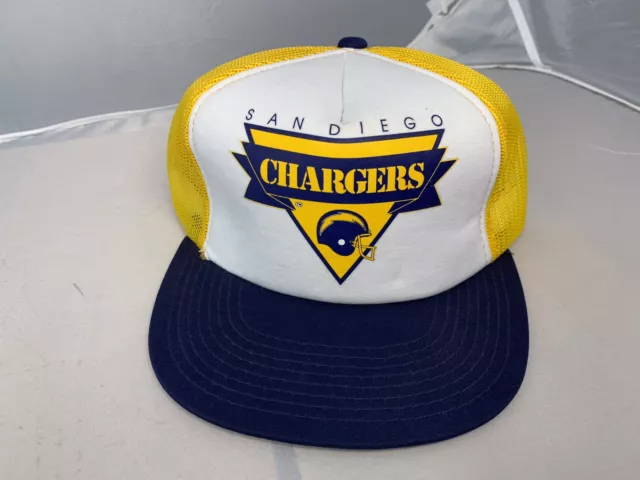 Vintage San Diego Chargers NFL Snapback Cap Hat LA Chargers SD Bolts Nice VGC 2
