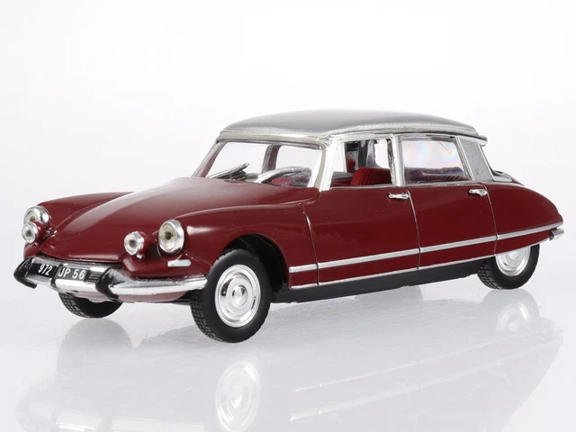 Citroen DS 21 Pallas 1967 foncerouge argent véhicule miniature157081 Norev 1:43
