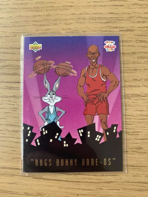 Michael Jordan Bugs Bunny 1993 Upper Deck Space Jam Style Card RARE