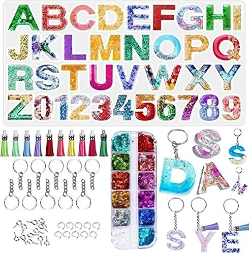 HEPAZ Moule Resine Epoxy,Kit De Moules,Boucle D'oreille,pour Bijoux En Résine Pendentif Porte