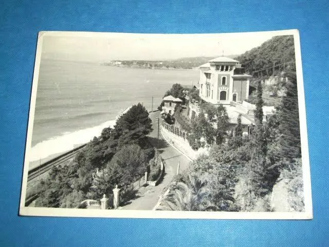 Cartolina Varazze - Località Mola - Veduta 1953