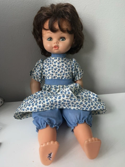 RARE! VINTAGE Poupée JESMAR 1970 LAMPARITA lumière bougeoir fille big