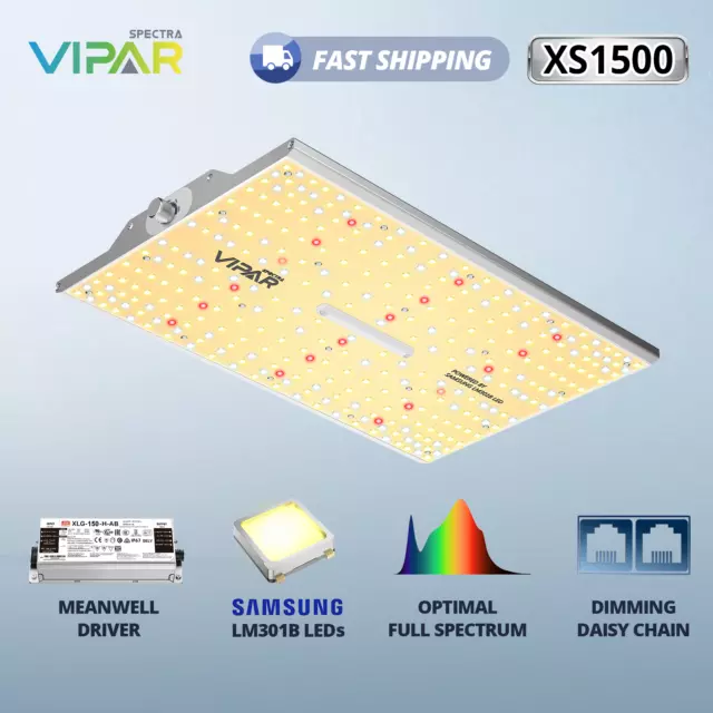 VIPARSPECTRA XS1500 LED Grow Light espectro completo plantas de interior Veg Bloom lámpara