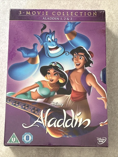 DISNEY'S ALADDIN TRILOGY - 3 Movie Collection (DVD) Brand New Sealed ...