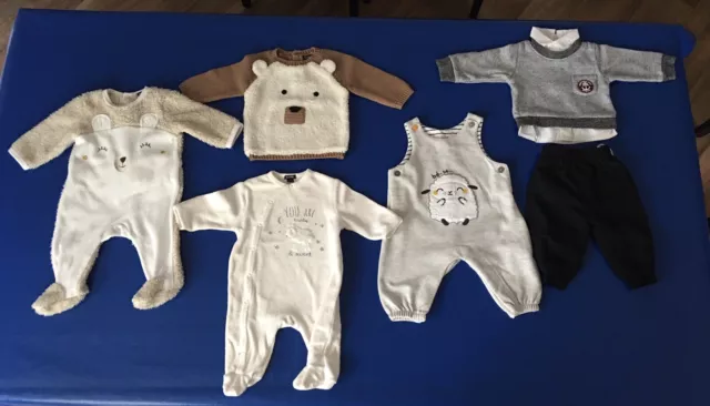 Lot de pyjamas pull pantalon bébé garçon 3 mois tres bon état