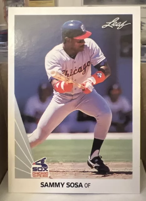 1990 Leaf #220 Sammy Sosa RC Rookie Chicago White Sox