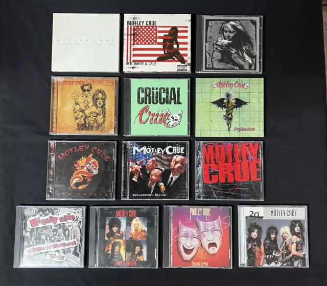 Motley Crue Lot - 13 CDs Shout, Theatre,  Dr Feelgood, Swine, Tattoo, Greatest..