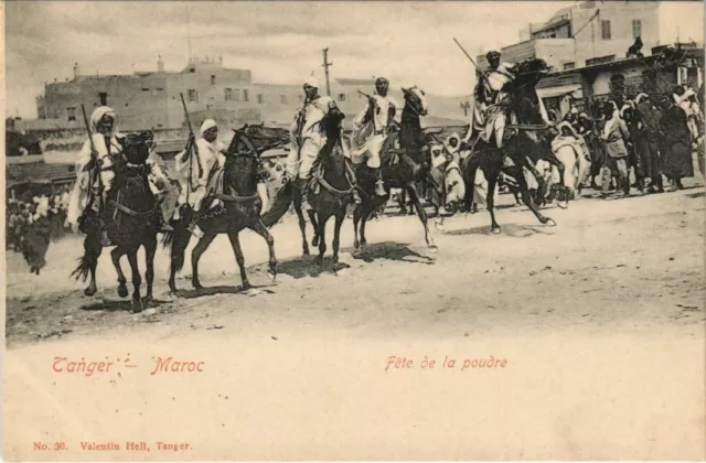CPA AK MOROCCO TANGER Powder Party (31654)