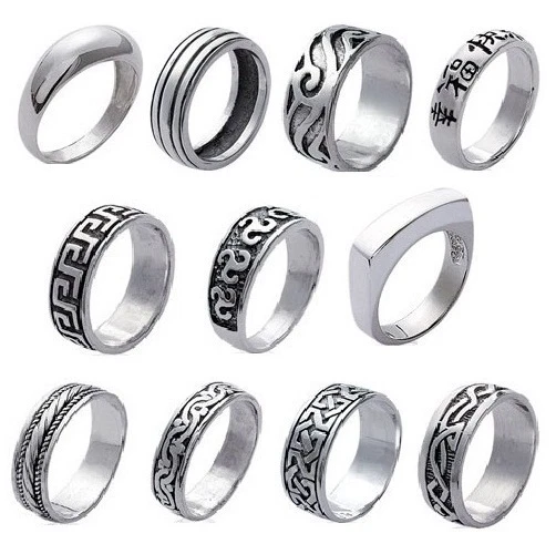 Bague HOMME en ARGENT Massif 925/000 MODÈLES et TAILLES au CHOIX