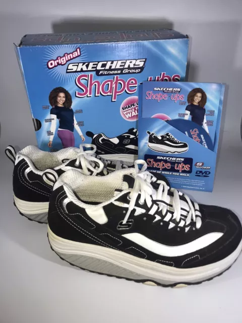 WOMENS SKECHERS SHAPE-UPS Strength Toning Walking Shoes with DVD Size 6.5  $34.88 - PicClick